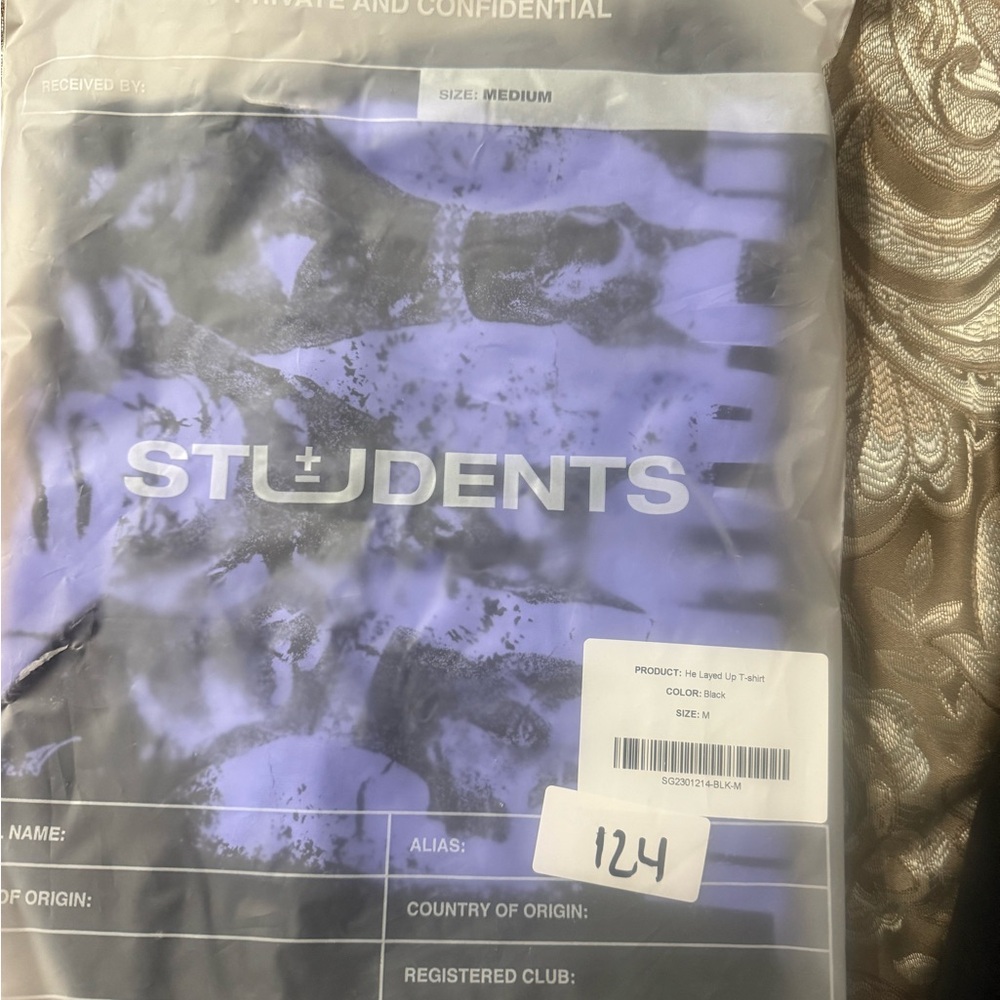 STUDENTS Graphic T-Shirt in Purple
